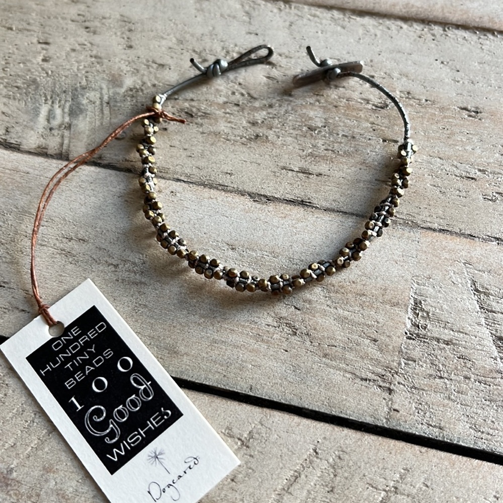 Dogeared 100 Good Wishes Twist Bracelet